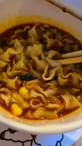 Jin Mai Lang Non-Fried Instant Cup Noodles photo review